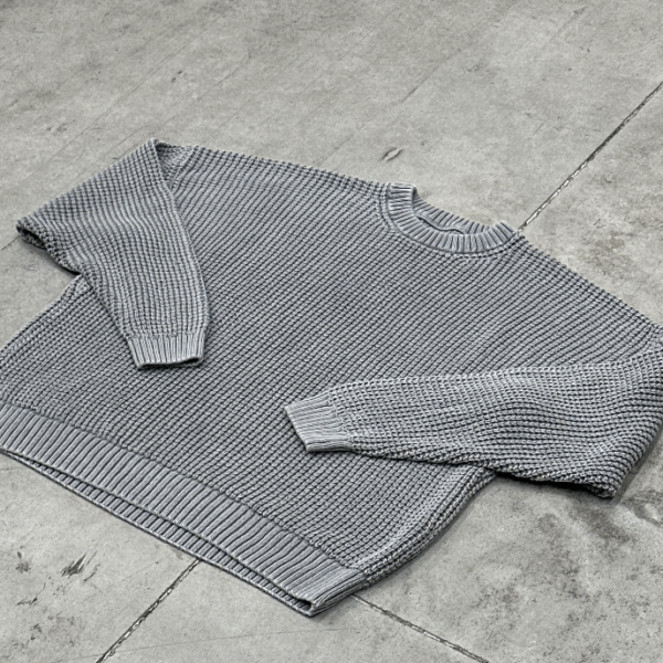 STAPLE Grey Knitwear Fadeout Wholesale