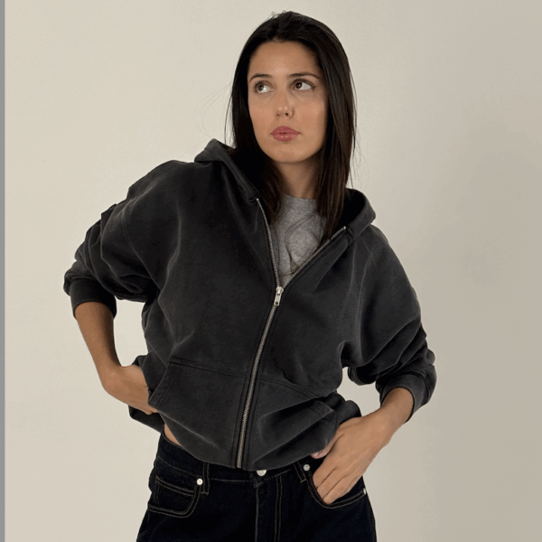 FADEOUT HOODIE ZIP - 500 GSM