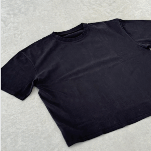 Black Palm Springs American Boxy Tee - 300 GSM