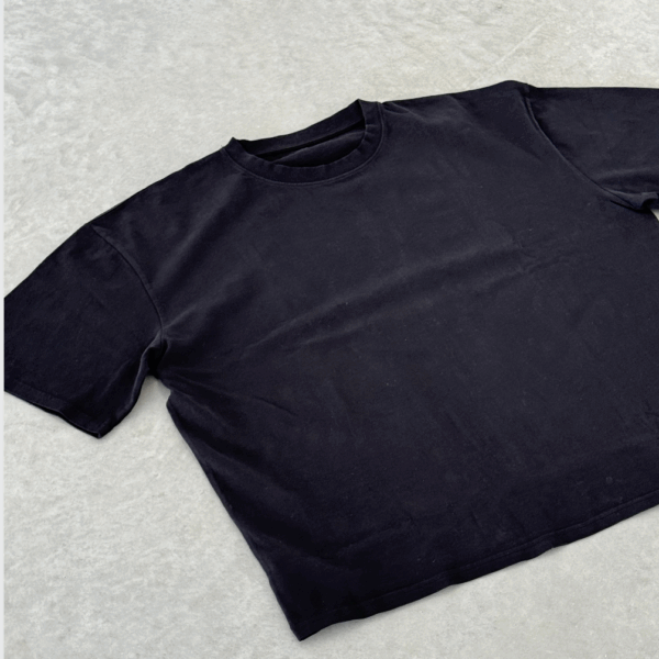 Black Palm Springs American Boxy Tee - 300 GSM