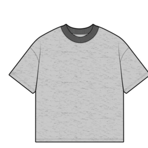 Light Marl Special Boxy Tee - 250 GSM