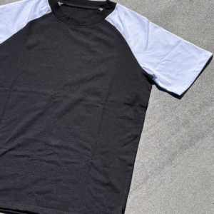 REGLAN BLACK & WHITE TEE 250 GSM