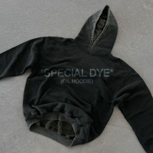 Special Dye Oil Hoodie - 500 GSM
