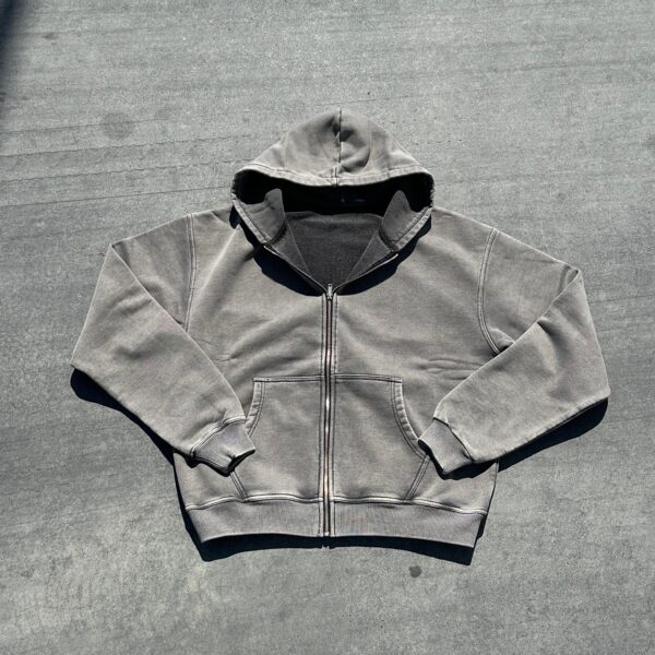 FADEOUT HOODIE ZIP - 500 GSM