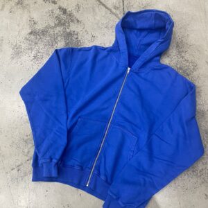 blue hoodie zip i