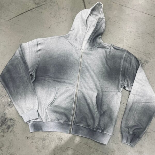 capa grey hoodie zip