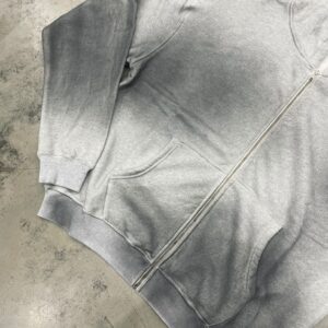 grey hoodie zip iii